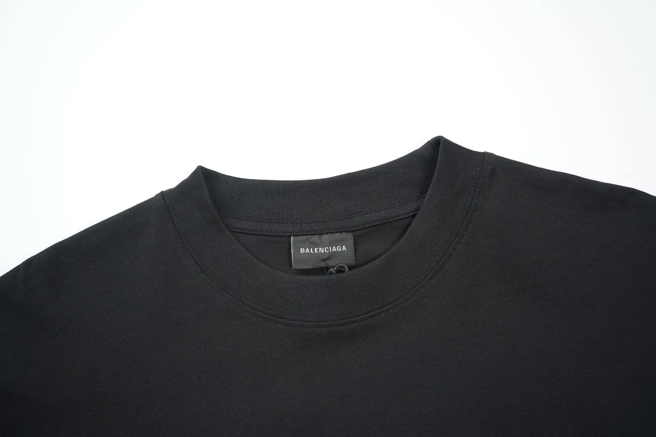 Balenciaga Classic LOGO 💰P85 32s 240g Authentic +Sizes ＋ Logo Size：Xs-L ：Black